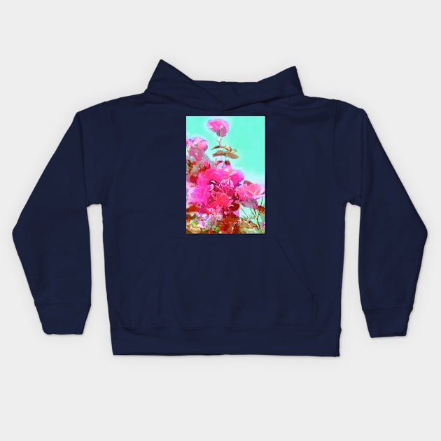 Rose 249 Kids Hoodie by secretgardener